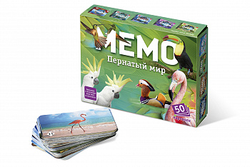Фото игрушки Настольная игра Мемо "Пернатый мир"