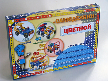 Фото игрушки Конструктор металлический цветной С40 (40 моделей)