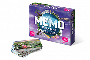 Фото игрушки Настольная игра Мемо "Природные чудеса России"